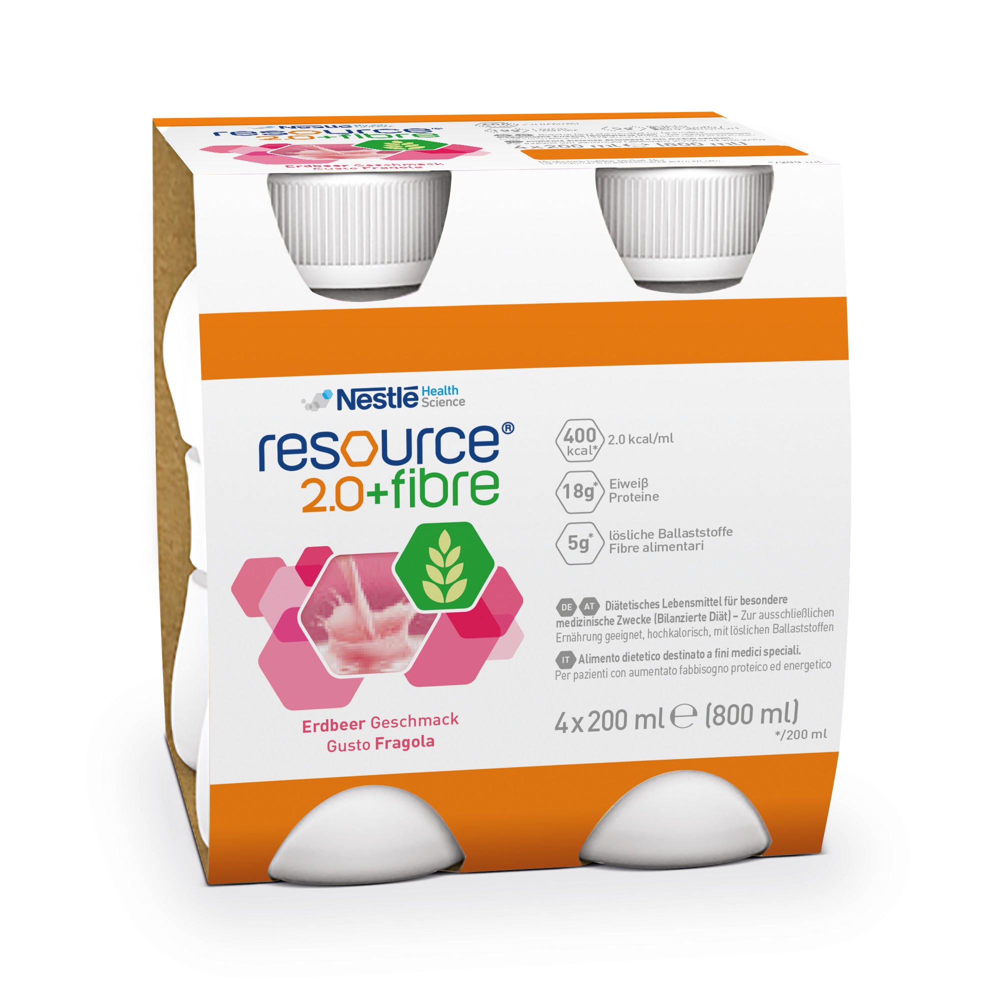 Resource 2.0+Fibre fragola 