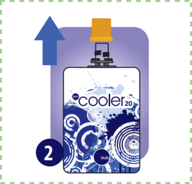 Opening cooler sachet