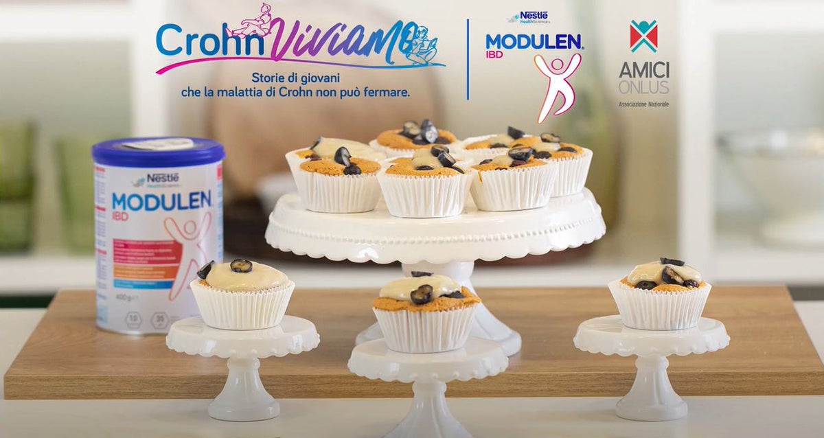 MUFFIN AI MIRTILLI CON CREMA MODULEN